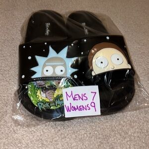 NWT Rick & Morty Unisex Slides (M7/W9)